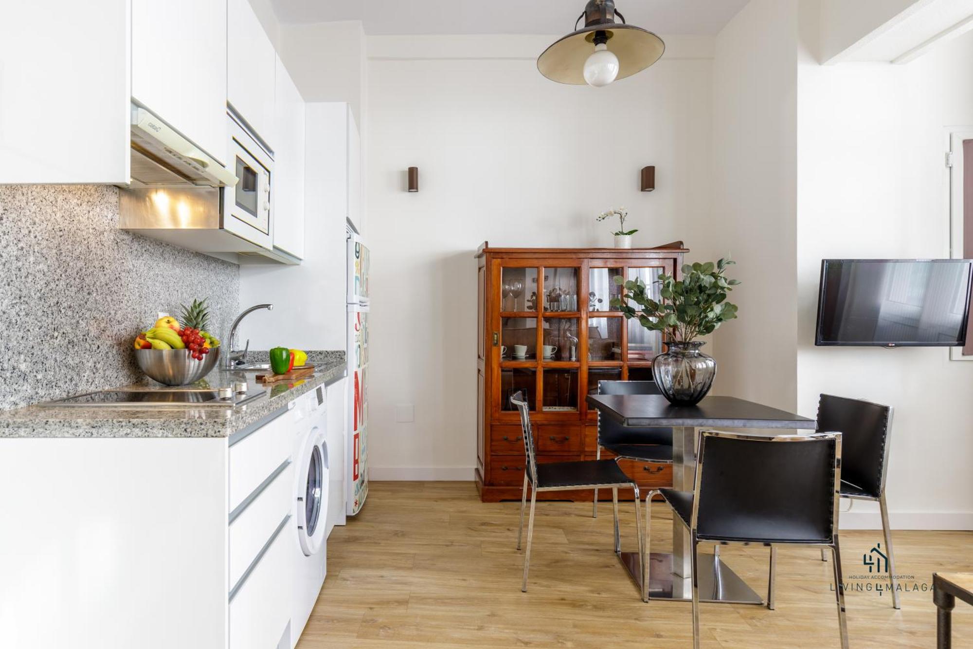Apartament Living4malaga Charming Twin